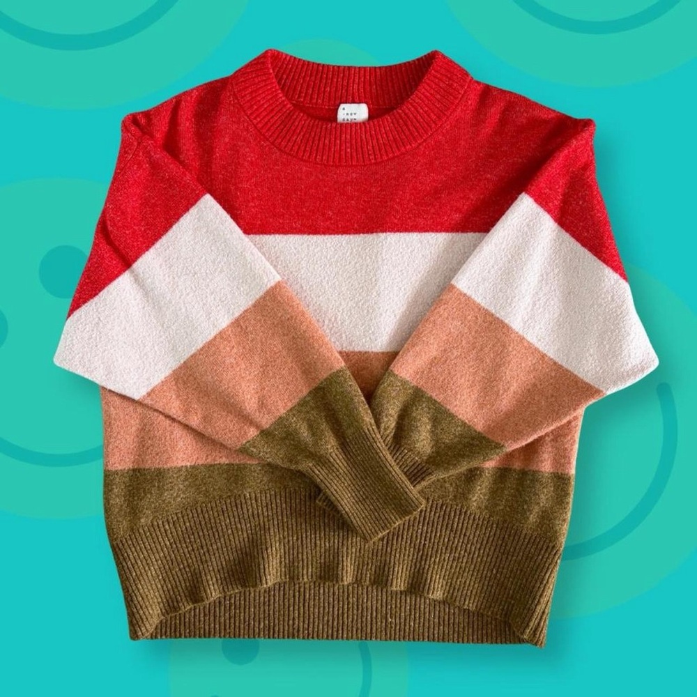 Colorful Striped Sweater